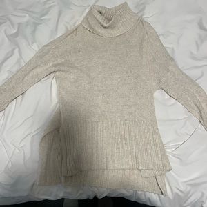 Cream turtleneck